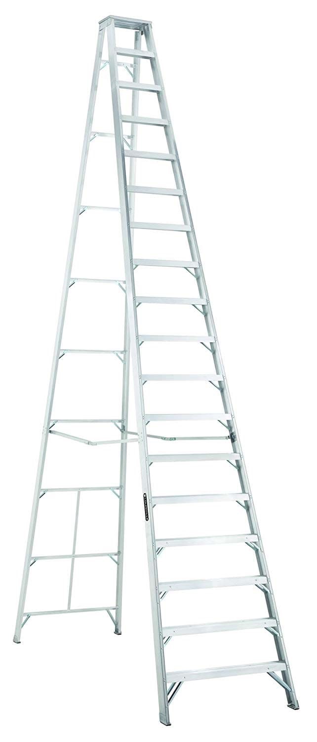 Picture of 18 ft Louisville AS1018 Aluminum Step Ladder, Type IA, 300 lb Load Capacity