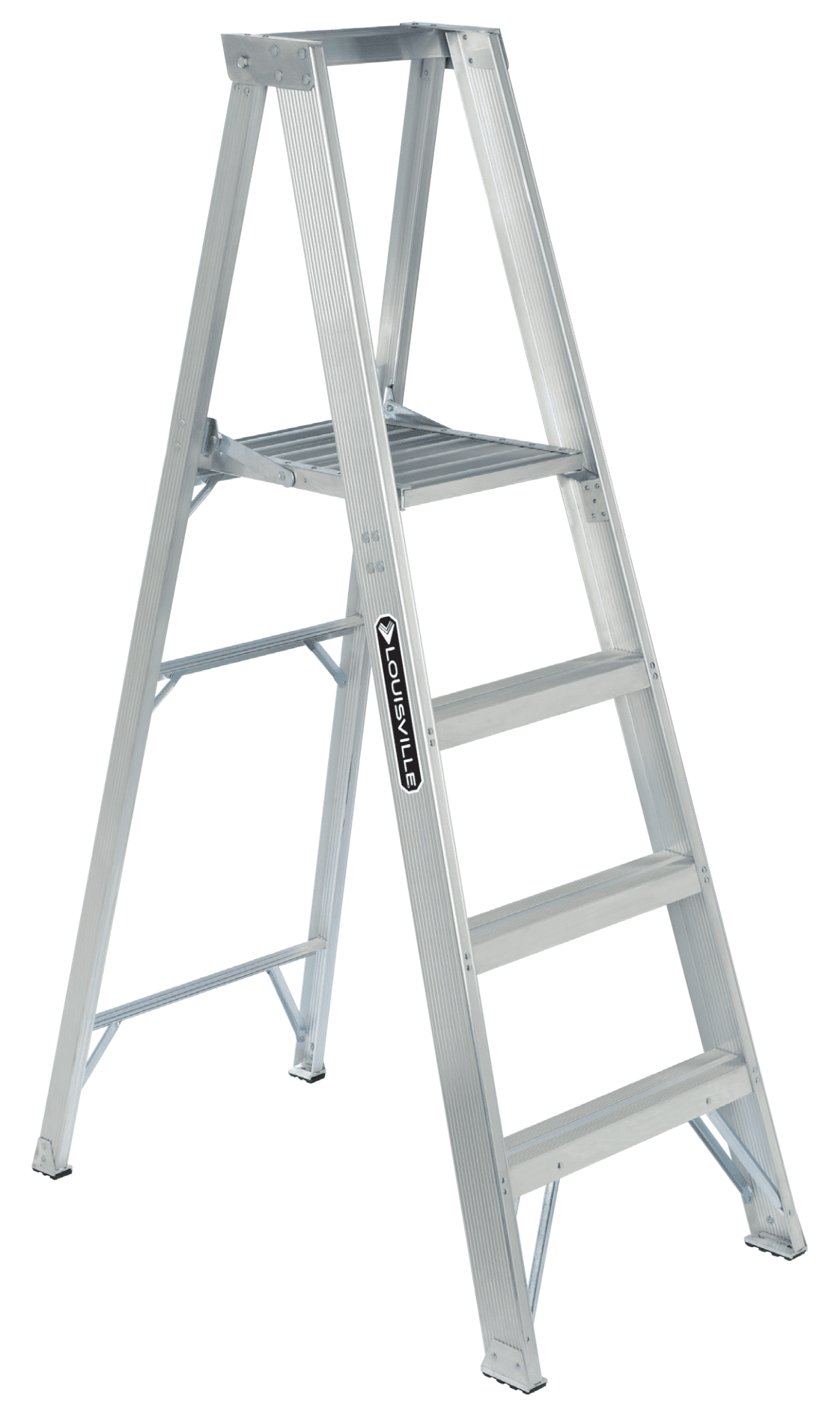 Picture of 2 ft Louisville AP1002 Aluminum Platform Step Ladder, Type IA, 300 lb Load Capacity