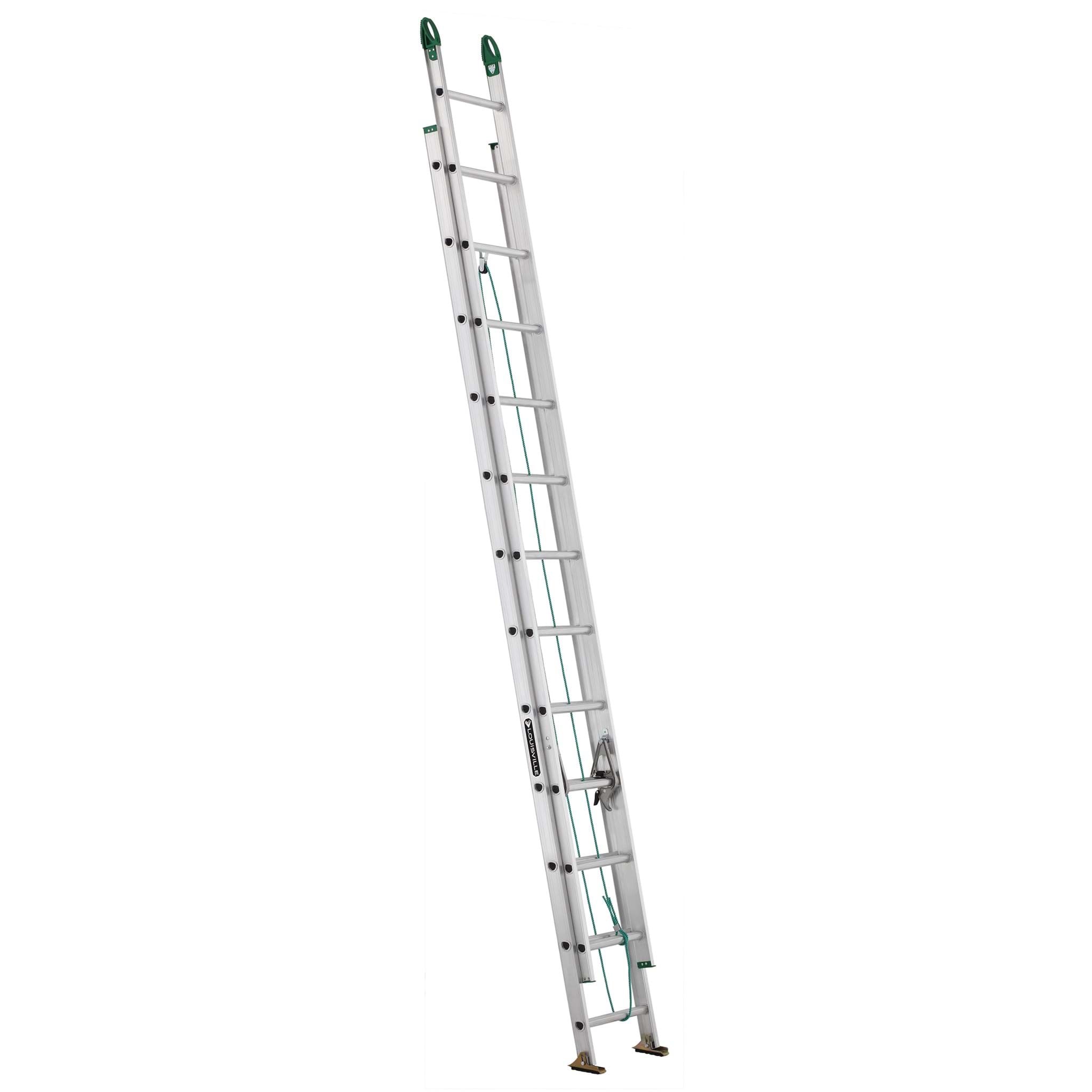 Picture of 28 ft Louisville AE4228PG Aluminum Extension Ladder, Type II, 225 lb Load Capacity