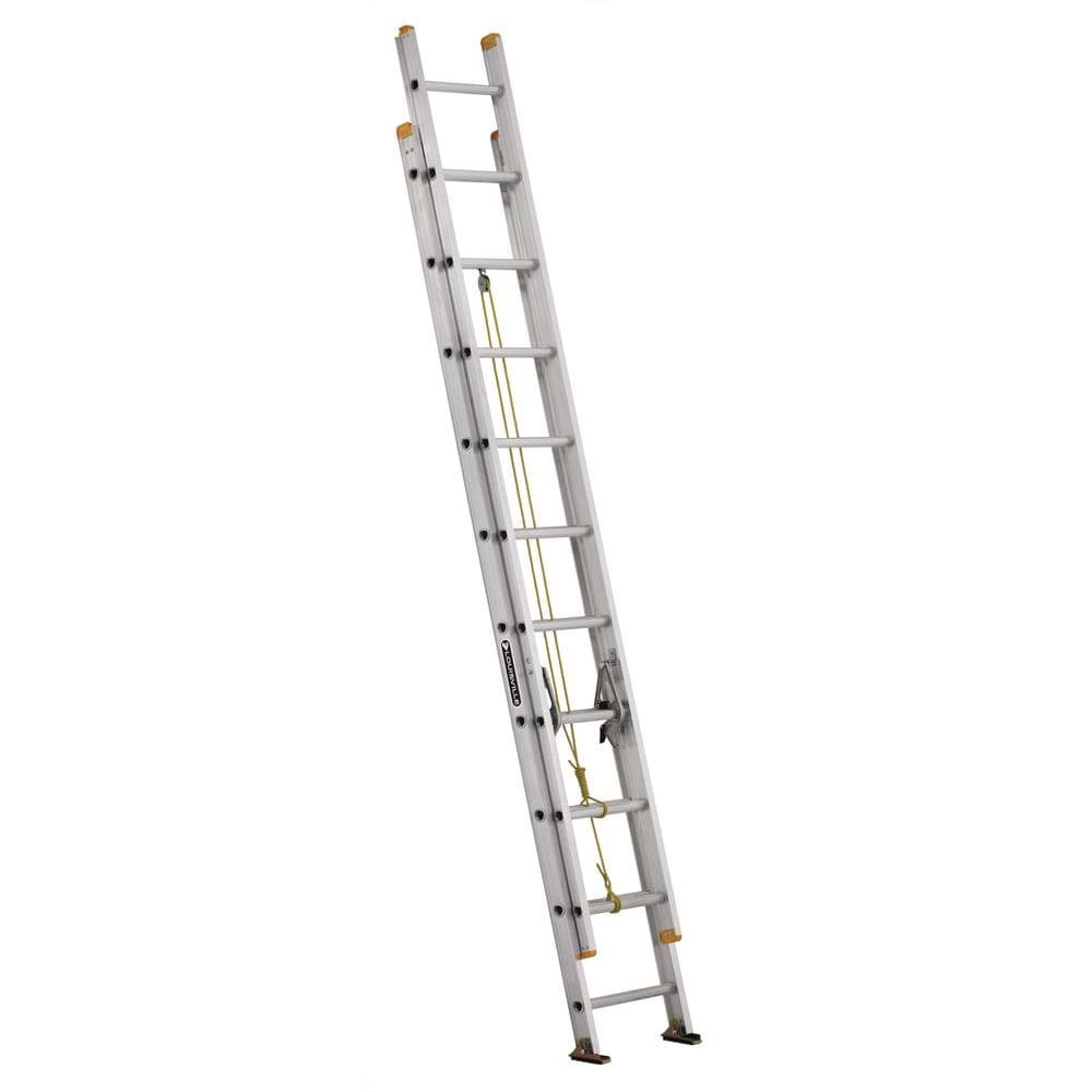 Picture of 20 ft Louisville AE3220 Aluminum Extension Ladder, Type I, 250 lb Load Capacity