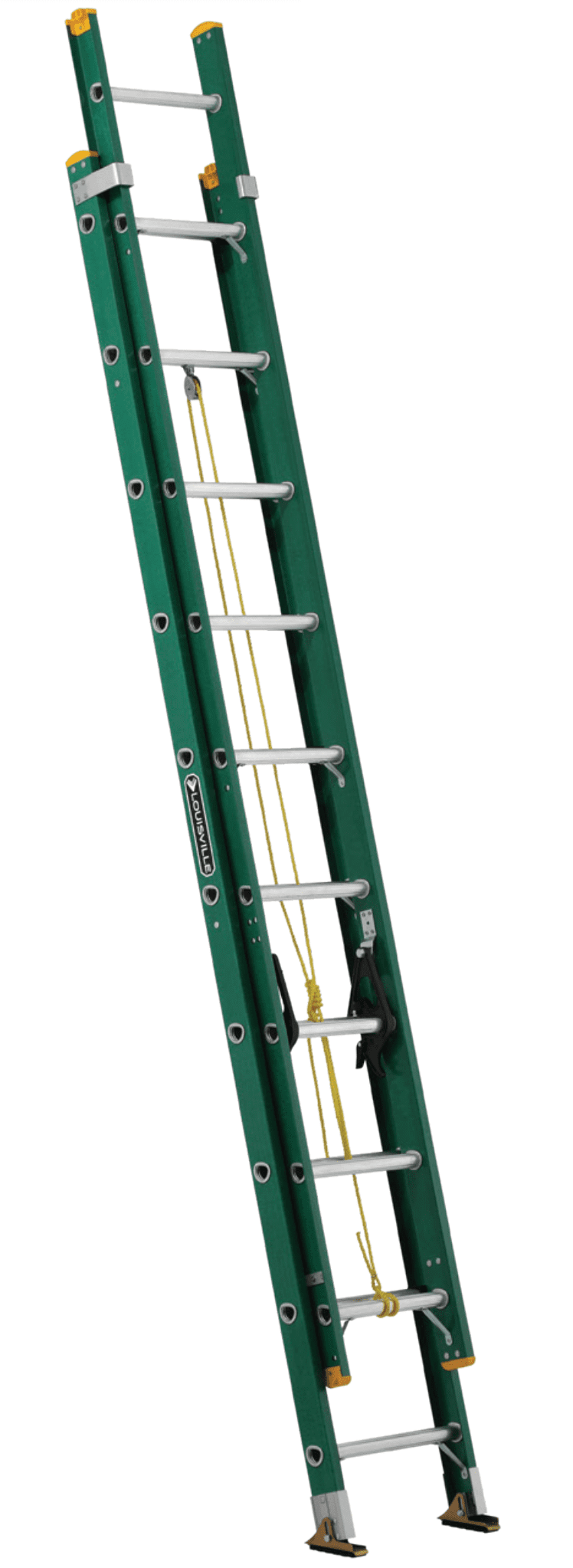 Picture of 20 ft Louisville FE0620 Fiberglass Extension Ladder, Type II, 225 lb Load Capacity