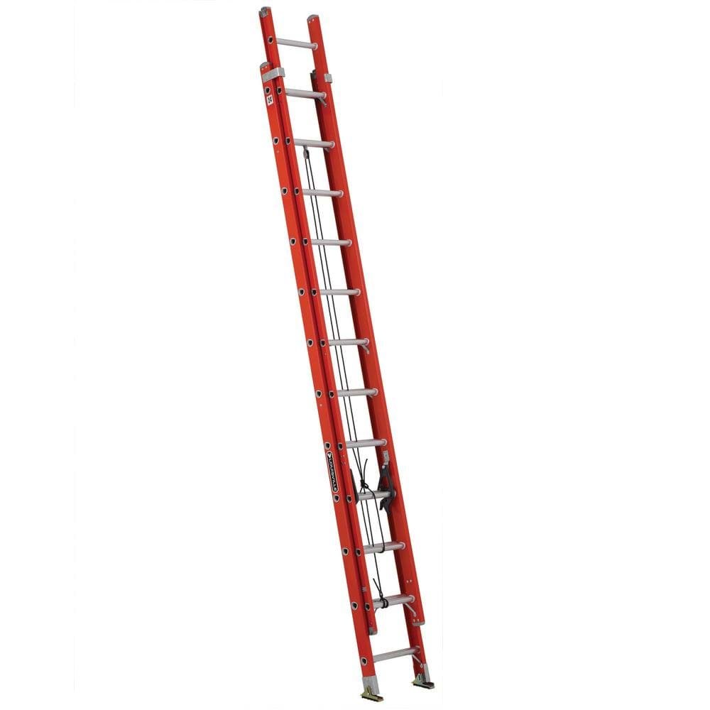 Picture of 24 ft Louisville FE3224 Fiberglass Extension Ladder, Type IA, 300 lb Load Capacity