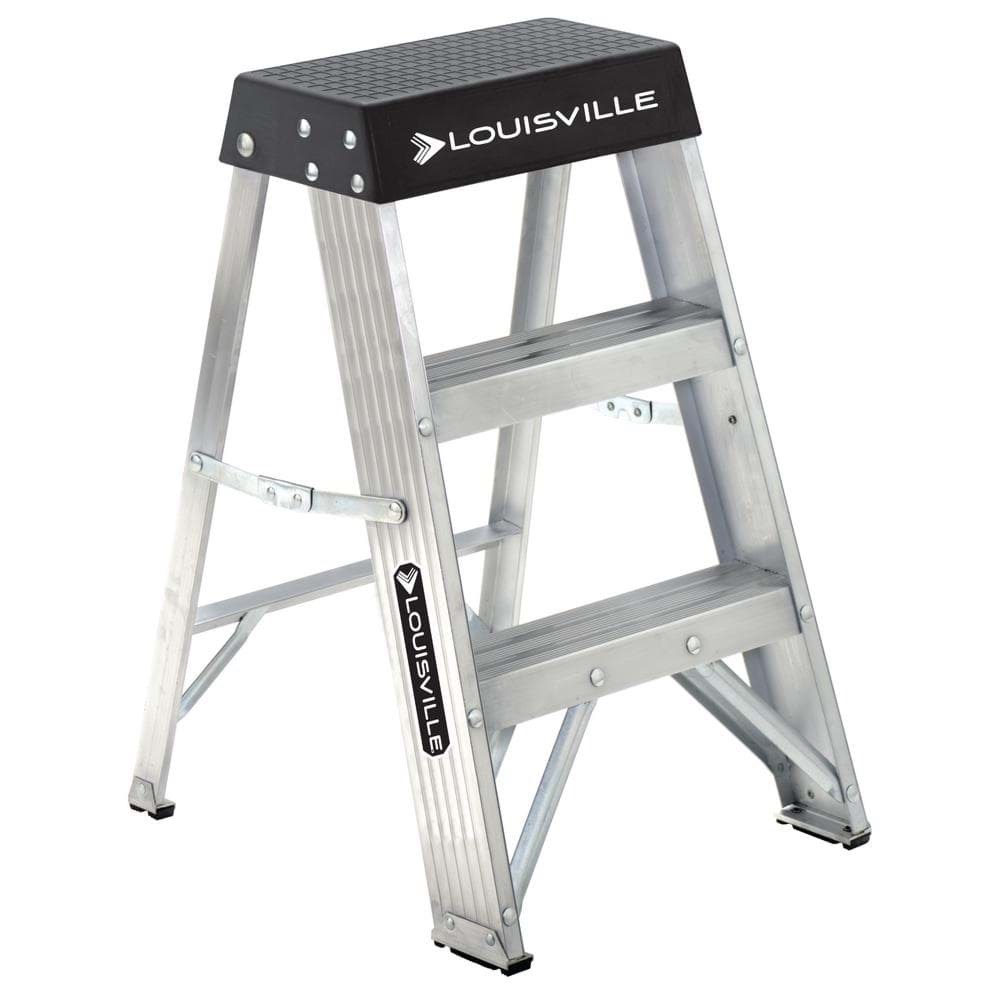 Picture of 3 ft Louisville AS3003 Aluminum Step Ladder, Type IA, 300 lb Load Capacity
