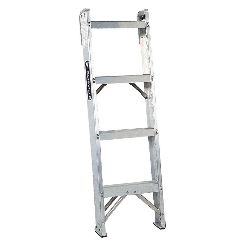 Picture of 4 ft Louisville AH1004 Aluminum Shelf Ladder, Type IA, 300 lb Load Capacity