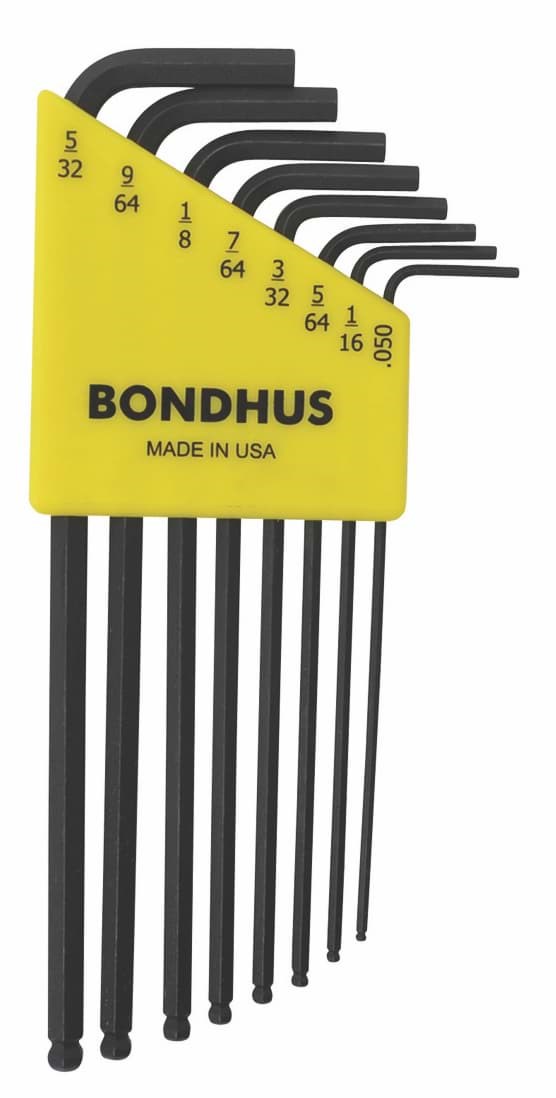 Picture of Set 8 Ball End L-Wrench .050-5/32"