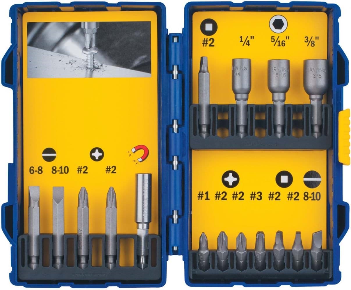 Picture of Drill Bit Driver Screw Set Irwin – 16pc. 