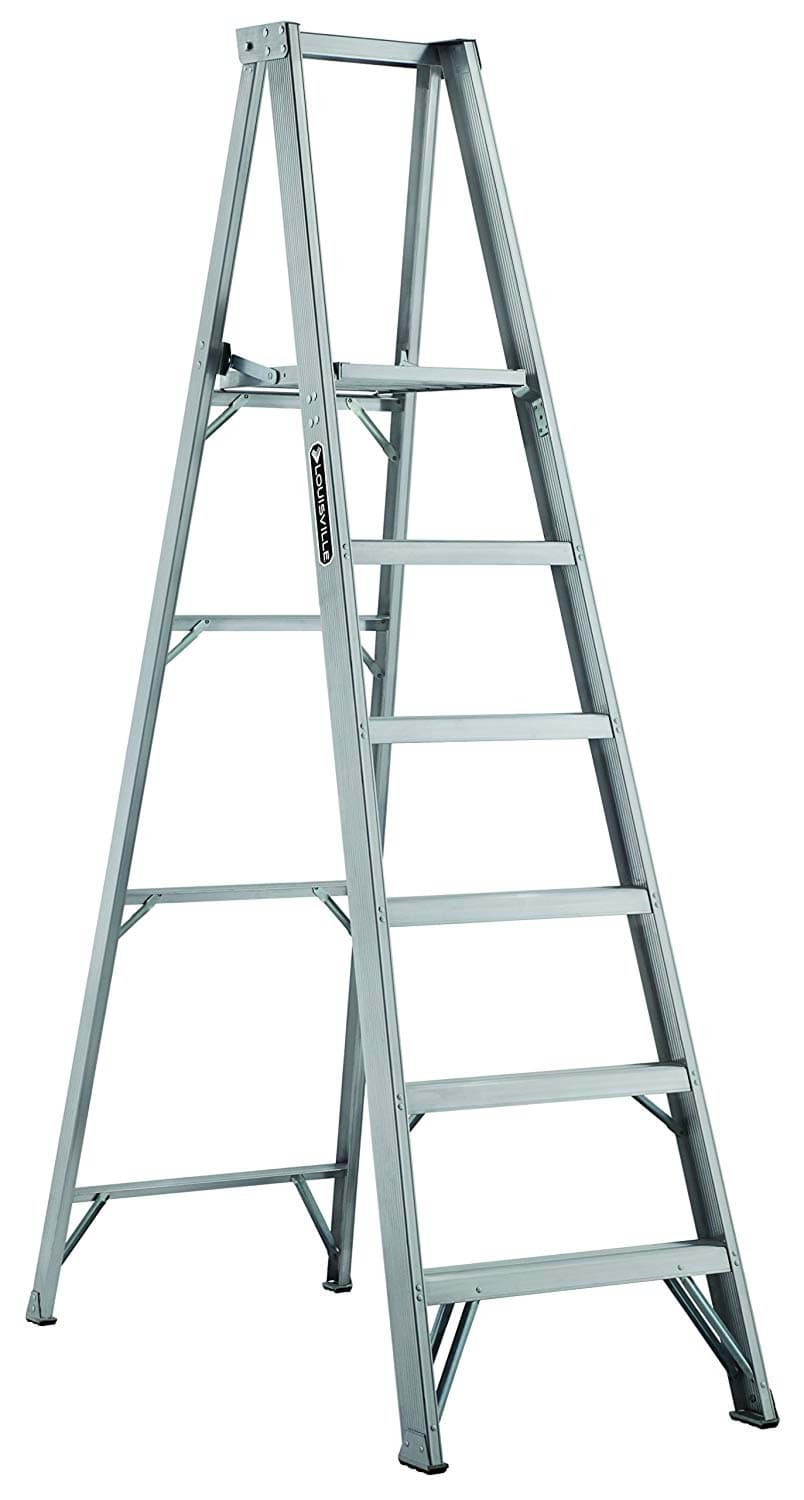 Picture of 6 ft Louisville AP1006 Aluminum Platform Step Ladder, Type IA, 300 lb Load Capacity