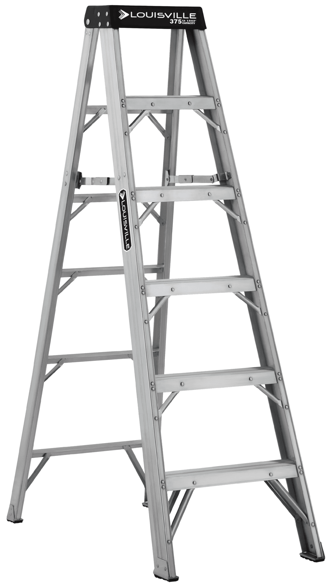 Picture of 6 ft Louisville AS1106HD Aluminum Step Ladder, Type IAA, 375 lb Load Capacity
