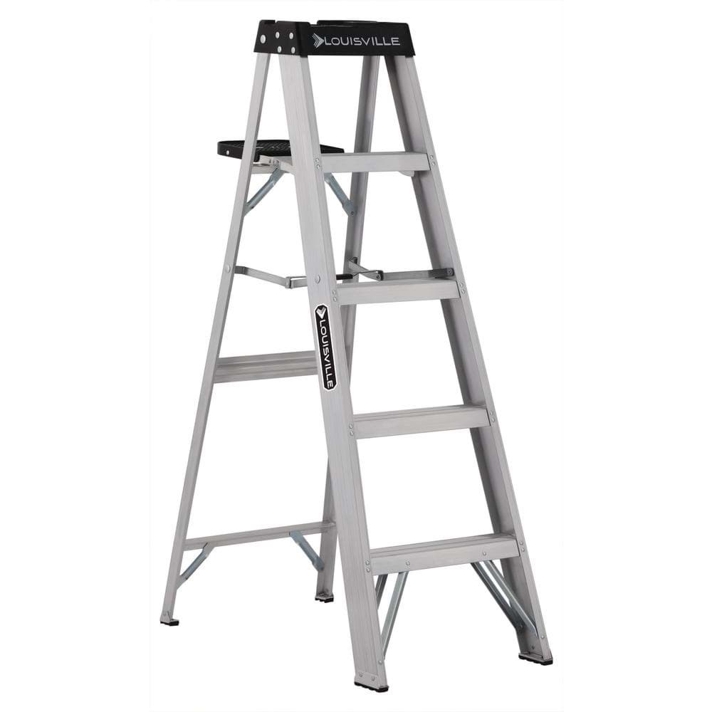 Picture of 5 ft Louisville AS3005 Aluminum Step Ladder, Type IA, 300 lb Load Capacity