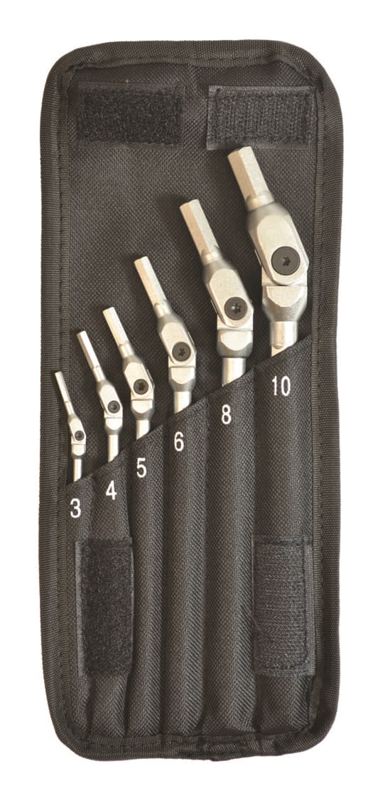 Picture of Set 6 Chrome HEX-PRO Wrench 3-10mm