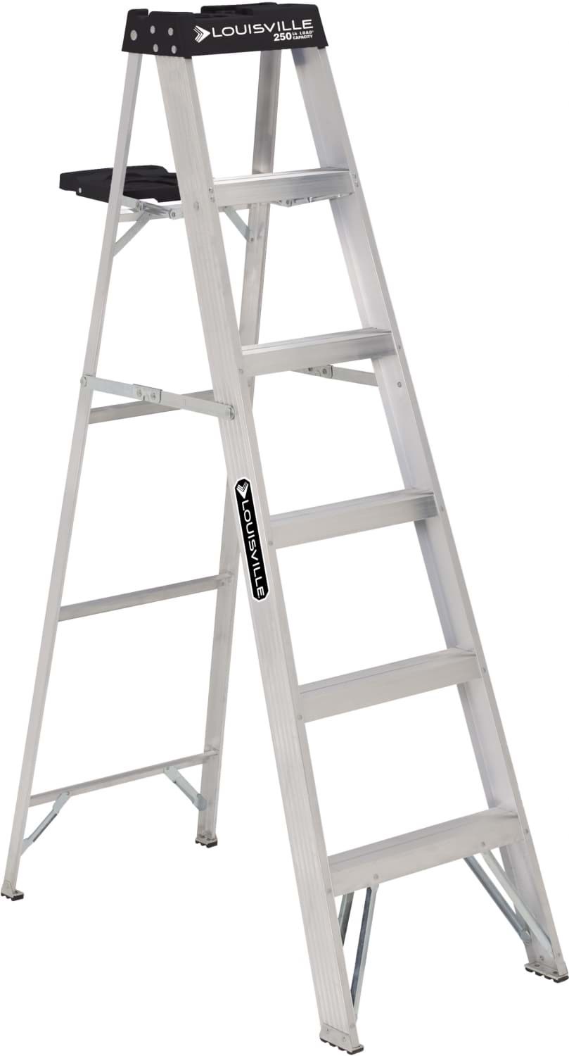 Picture of 8 ft Louisville AS3008 Aluminum Step Ladder, Type IA, 300 lb Load Capacity