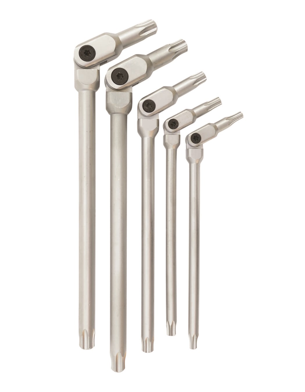 Picture of Set 5 Chrome TORX HEX-PRO T25-T50, In Clamshell