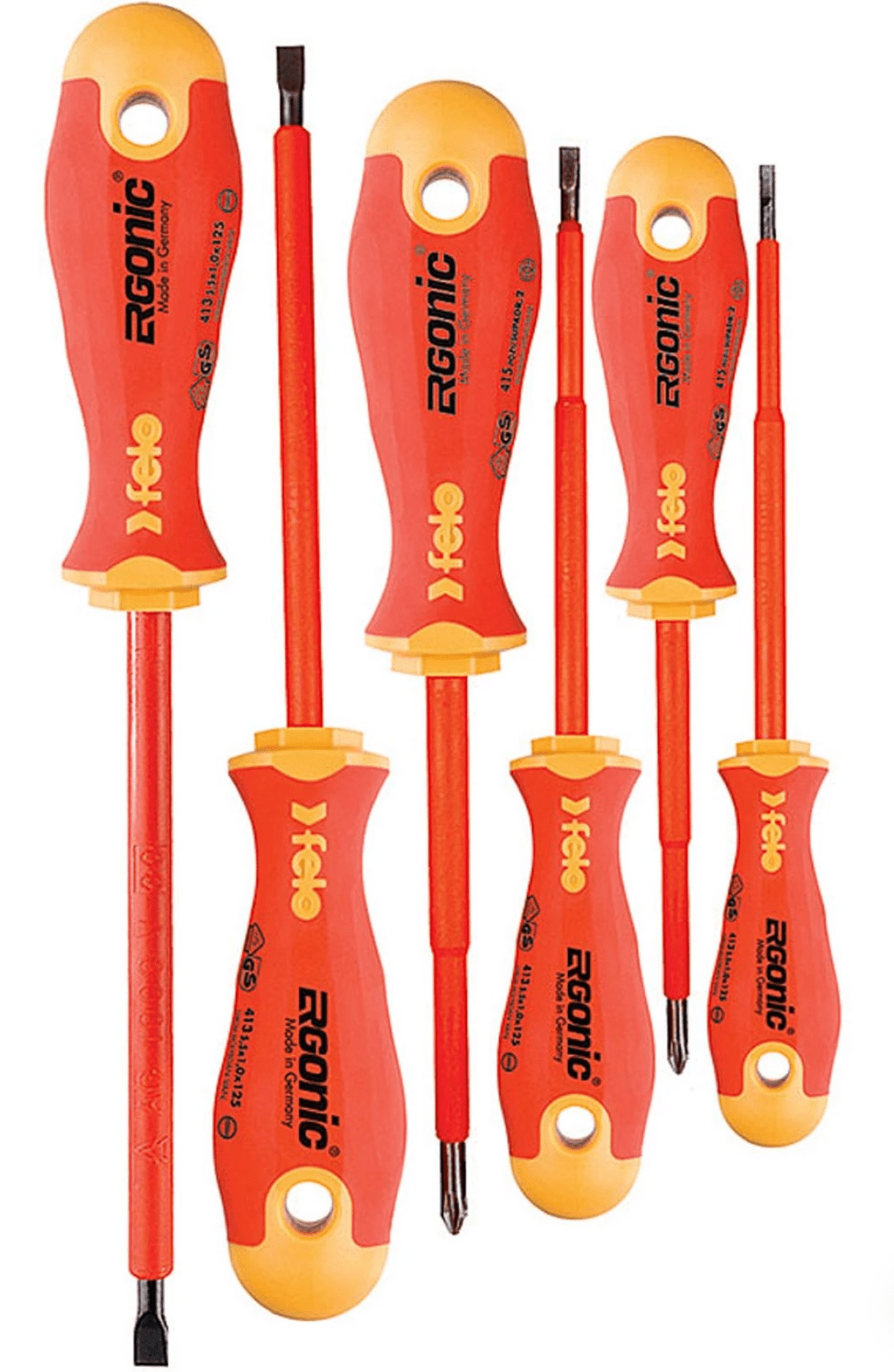 Picture of Ergonic Insulated 6 pc set Slotted & Phillips