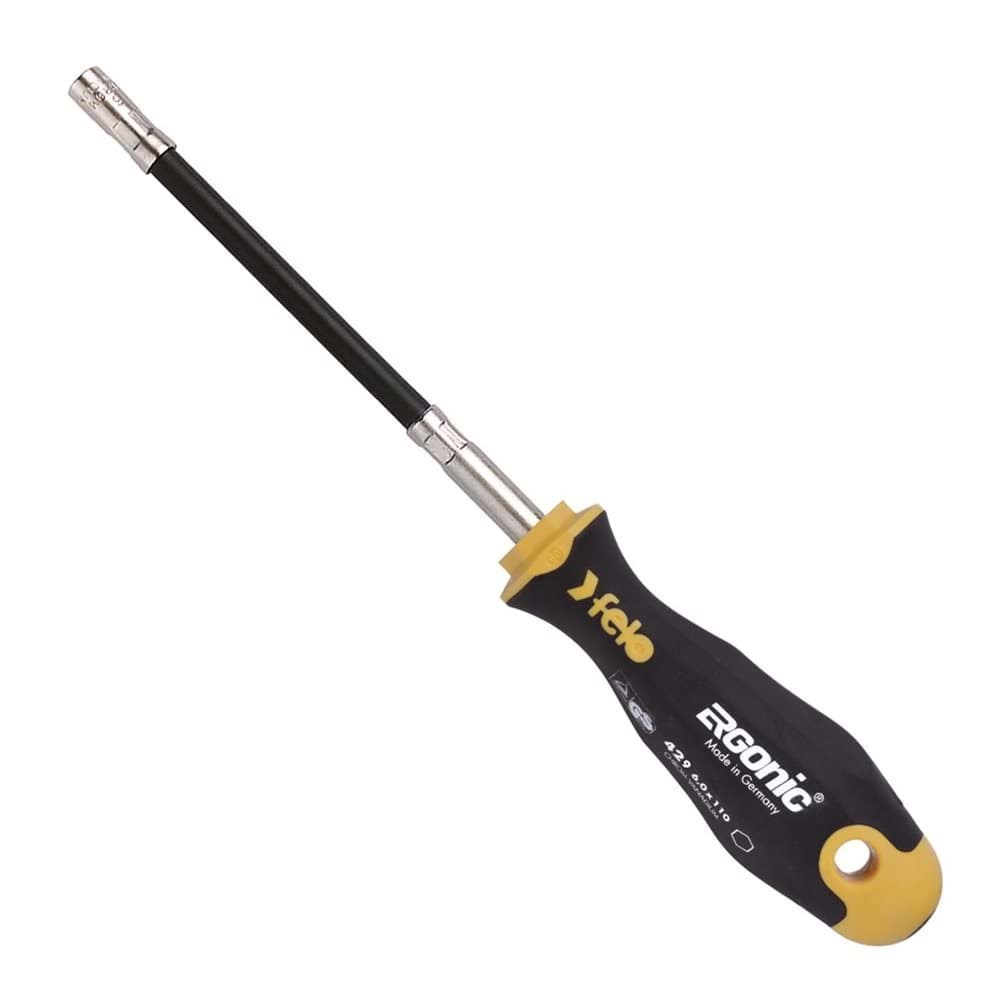 Picture of Ergonic 1/4" x 6-3/4" Flexible Bit Holder Screwdriver