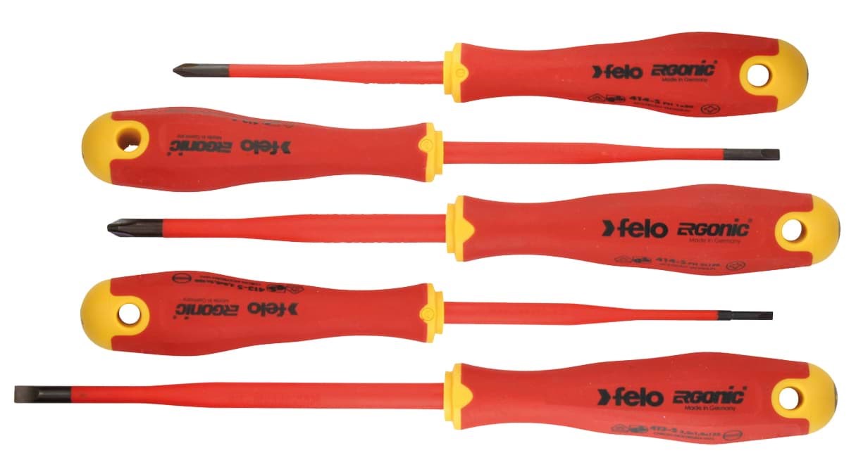 Picture of E-slim Insulated 5 piece Screwdriver Set - SL and PH