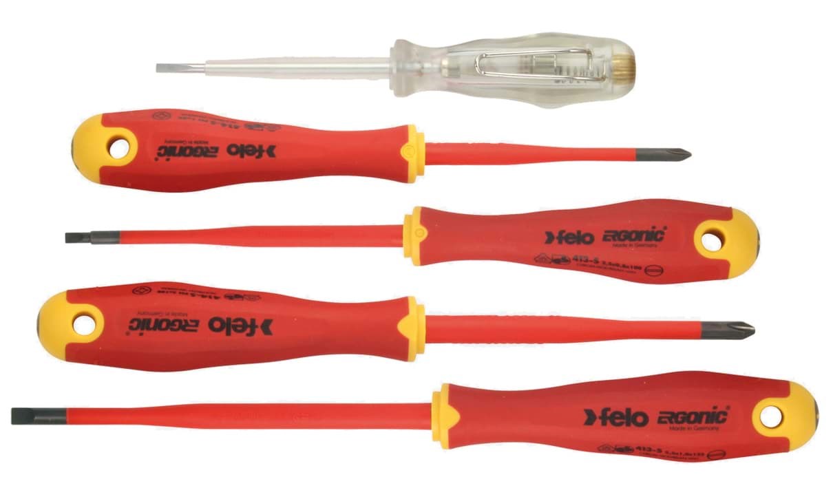 Picture of E-slim Insulated 5 piece Screwdriver Set - SL and PH