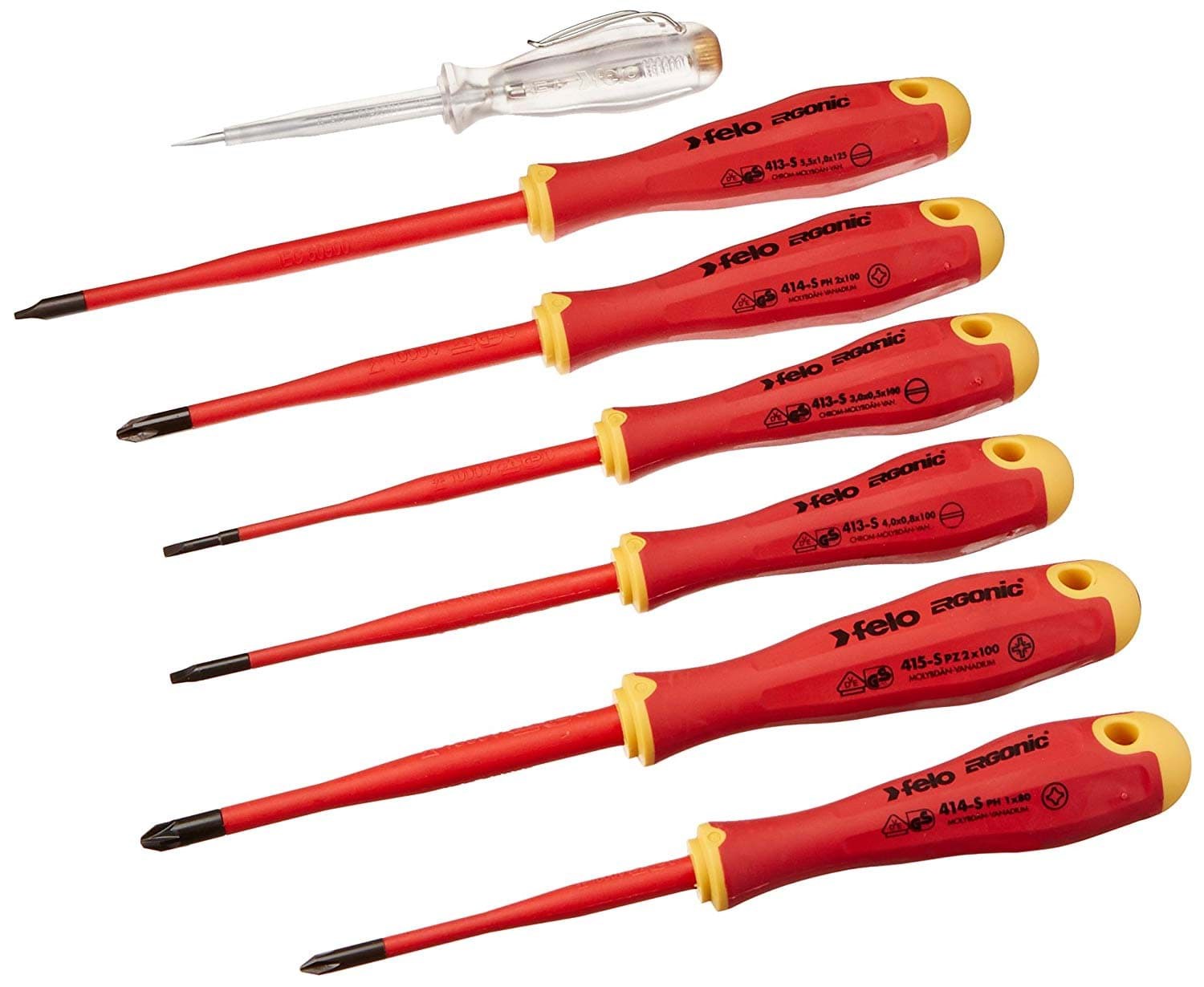 Picture of E-slim Insulated 7 piece Screwdriver Set - SL and PH