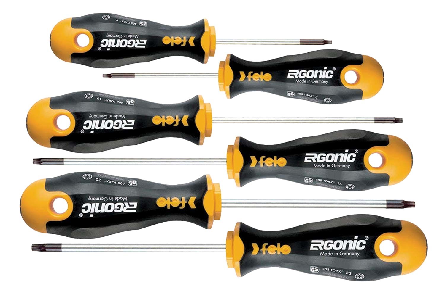 Picture of Ergonic 6 pc Torx Set T8-T25