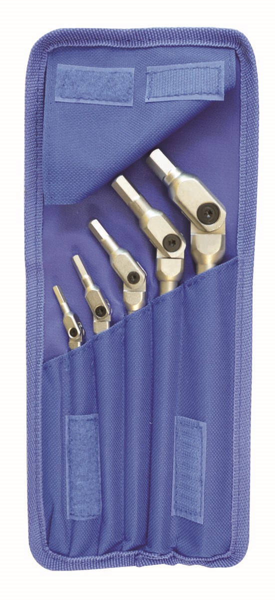 Picture of Set 5 Chrome Hex Pro Wrench 4-10mm