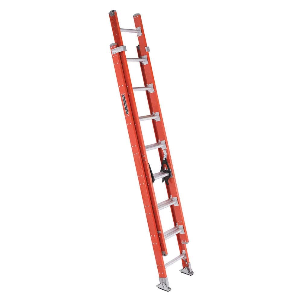 Picture of 16 ft Louisville FE7216 Fiberglass Extension Ladder, Type IA, 300 lb Load Capacity, w/ COMBO