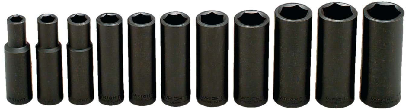 Picture of Socket Impact Set Drive 1/2" Deep 6 Point Wright – 14pc.