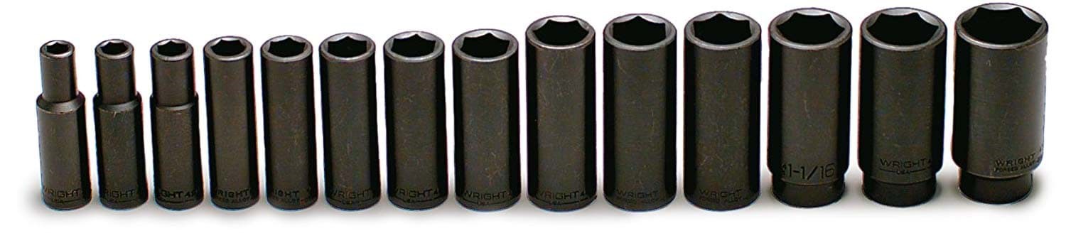 Picture of Socket Impact Set Drive 1/2" Deep 6 Point Wright – 14pc.