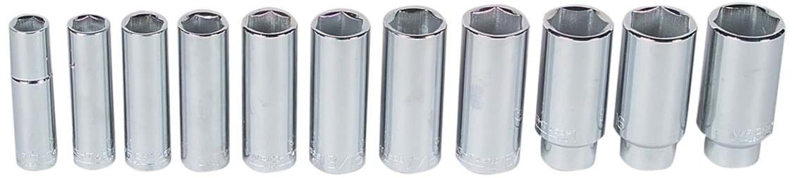 Picture of Socket Set Drive 1/2" Deep 6 Point Wright – 11pc. 