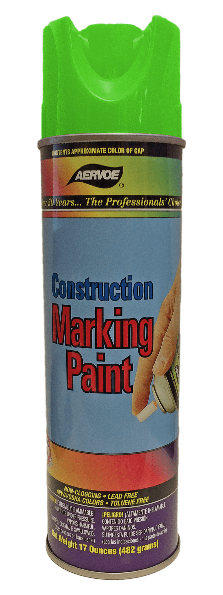 Picture of Paint Aerosol Marking Aervoe – Fluorescent Green 