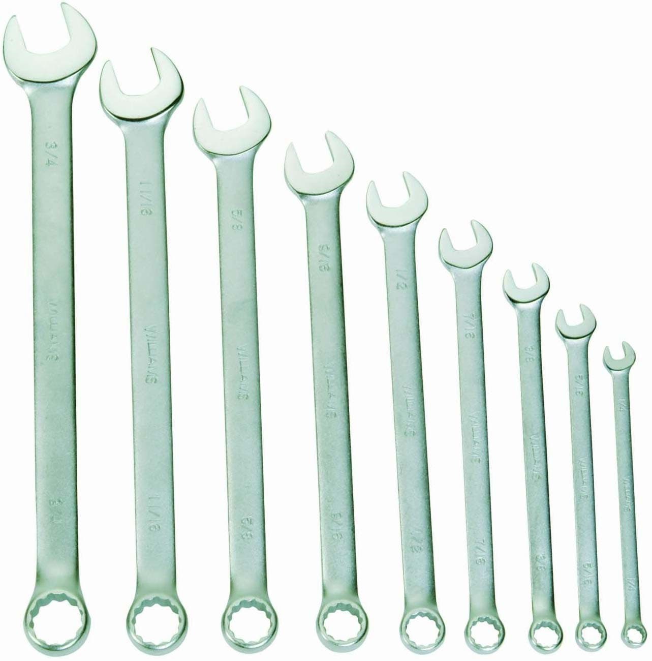 Picture of High Polished Wrench Set 9 Piece 1/4-3/4"