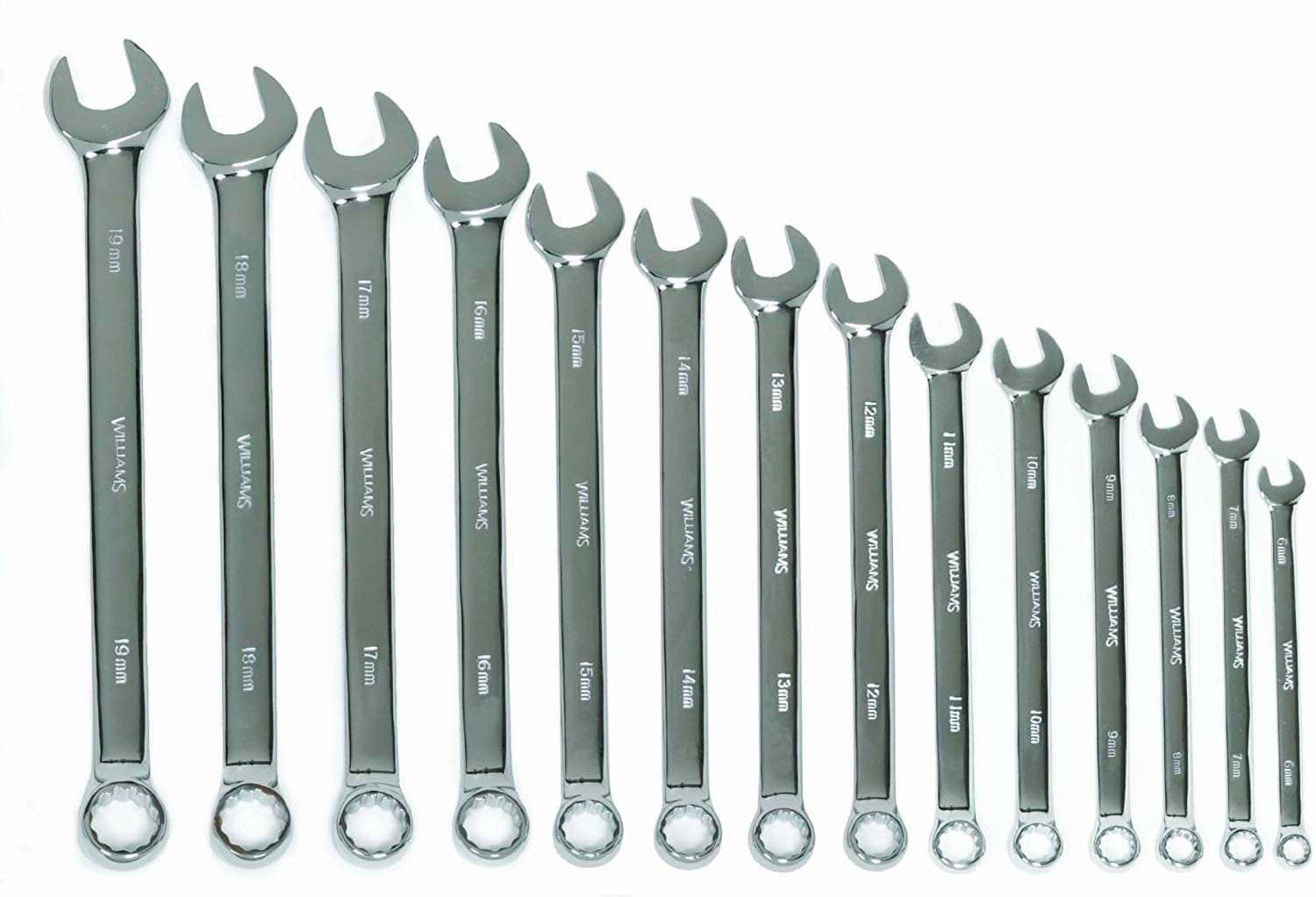 Picture of High Polished Wrench Set 14 Piece 6-19MM