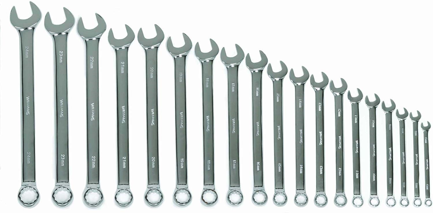 Picture of High Polished Wrench Set 19 Piece 6-24MM