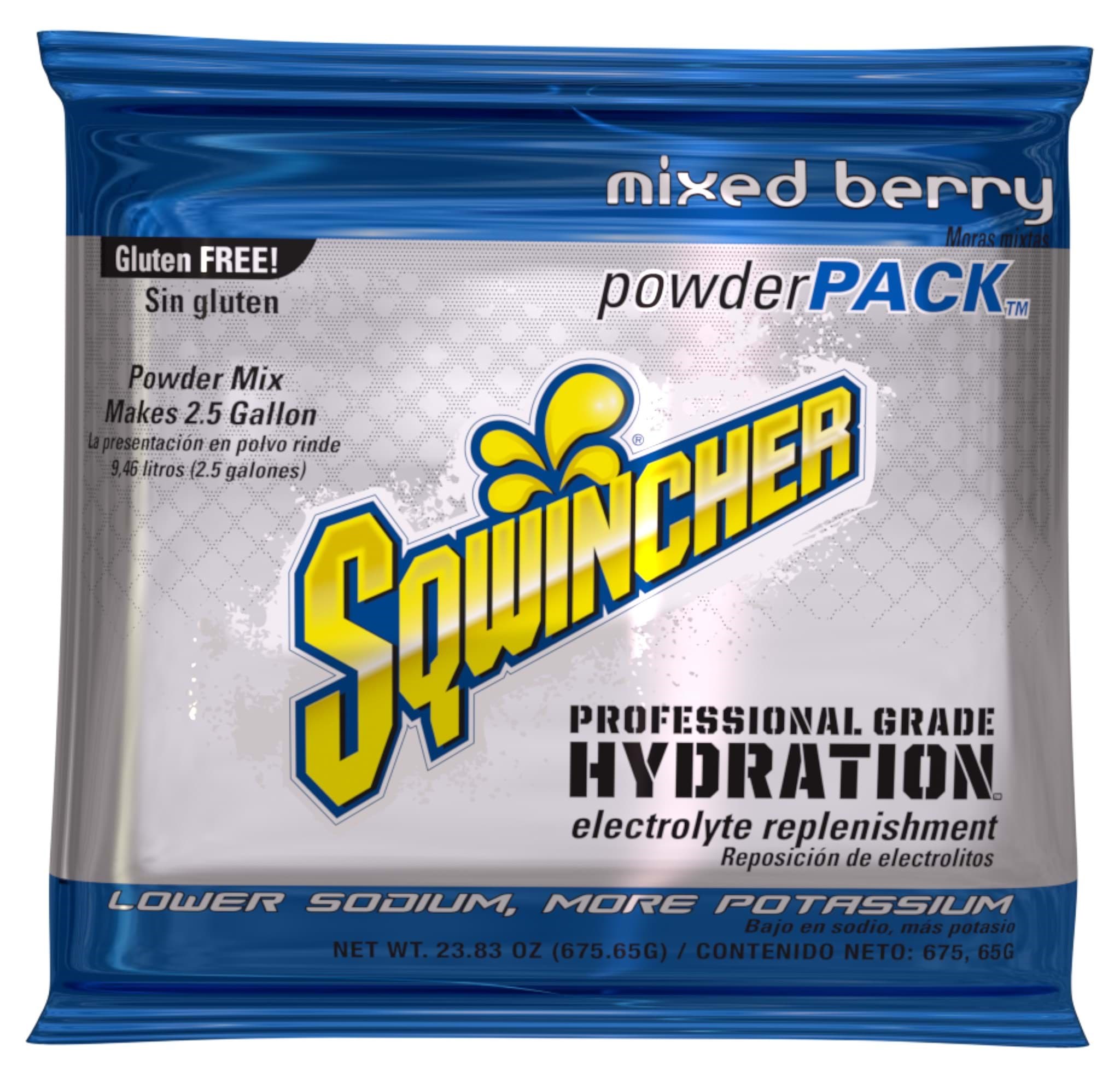 Picture of Sqwincher 2.5gal Mixed Berry Powder Concentrate - 32 ct.