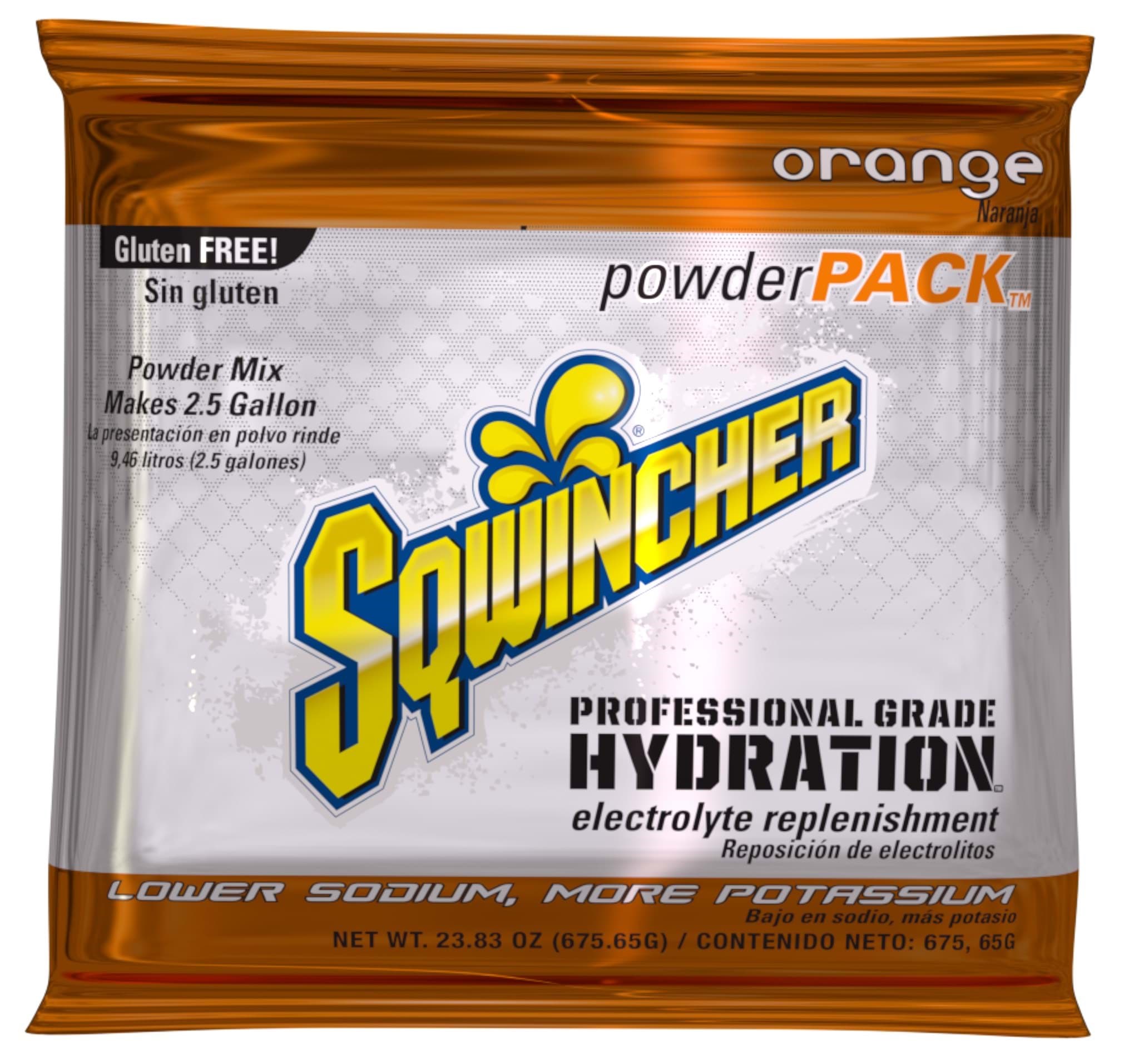 Picture of Sqwincher 2.5gal Orange Powder Concentrate - 32 ct.
