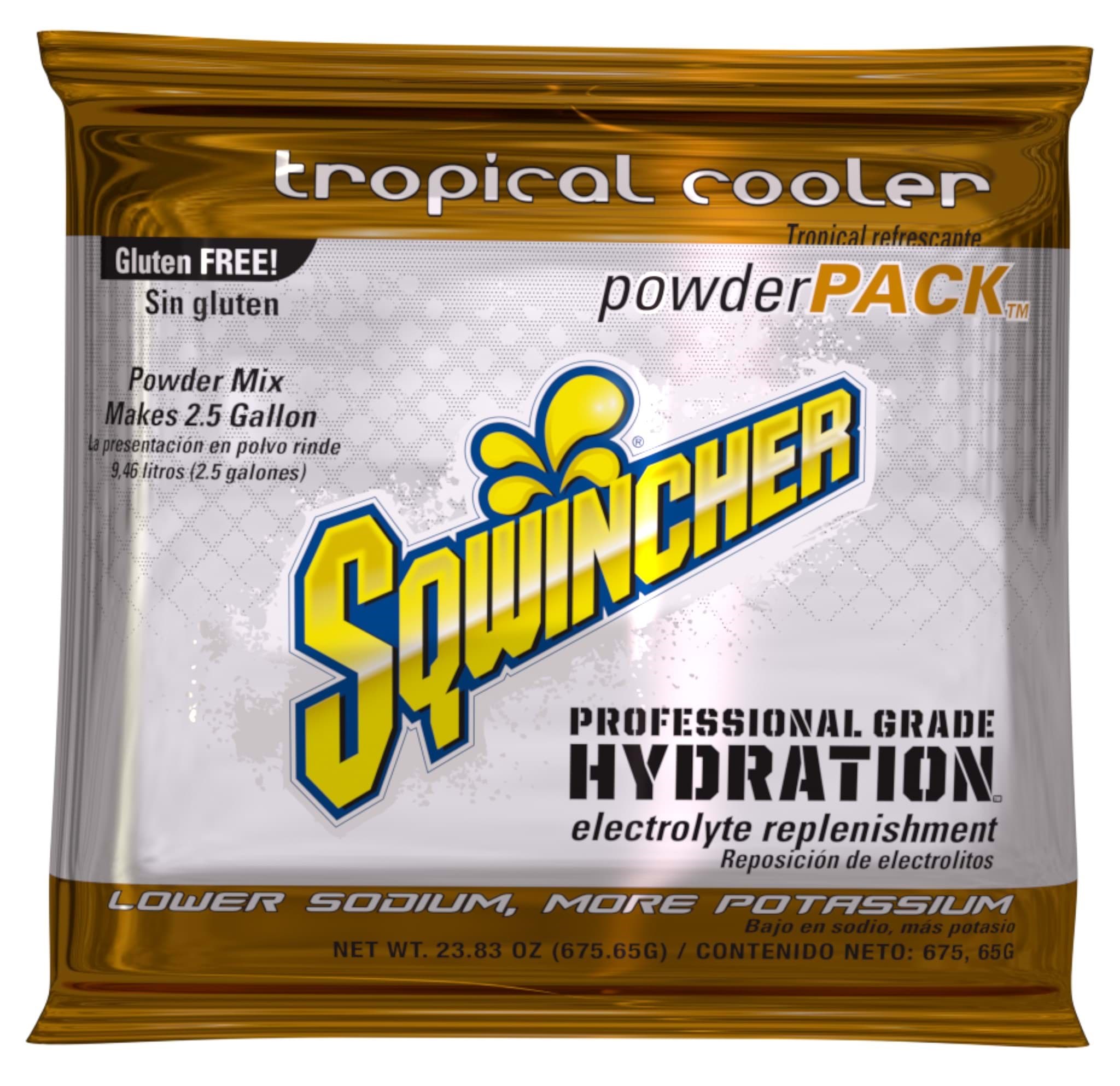 Picture of Sqwincher 2.5gal Tropical Cooler Powder Concentrate - 32 ct.