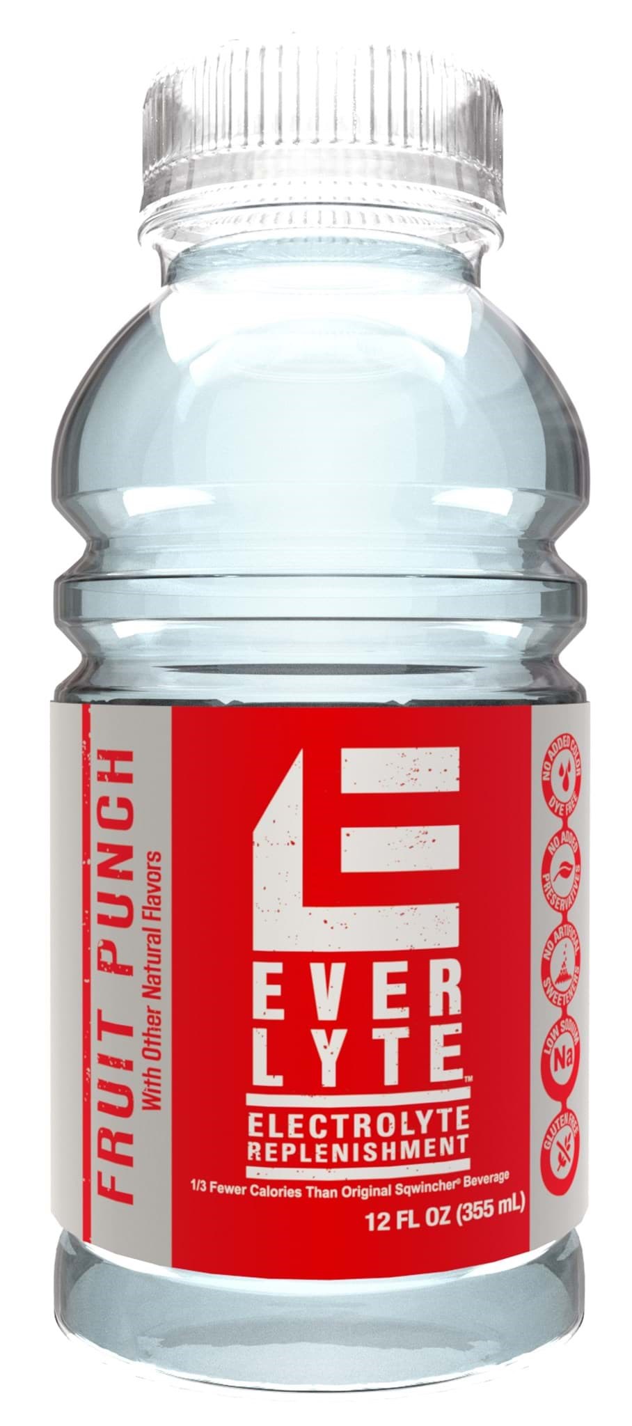 Picture of Sqwincher 12oz Everlyte Fruit Punch Ready To Drink - 24 ct.