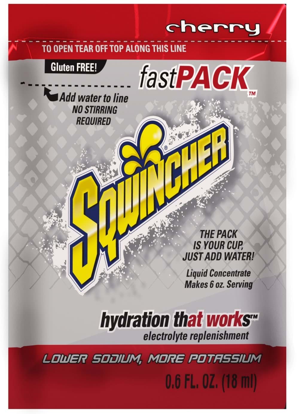 Picture of Sqwincher Fast Pack Cherry Liquid Concentrate - 200 ct.