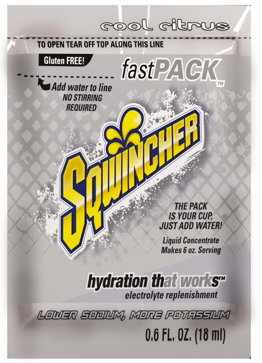 Picture of Sqwincher Fast Pack Cool Citrus Liquid Concentrate - 200 ct.