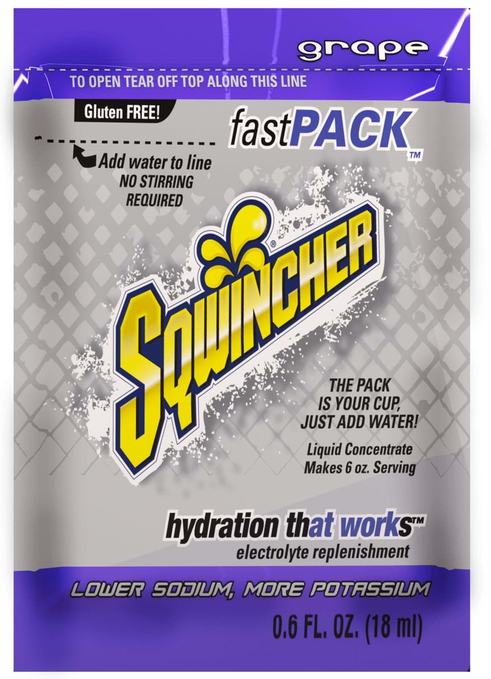 Picture of Sqwincher Fast Pack Grape Liquid Concentrate - 200 ct.