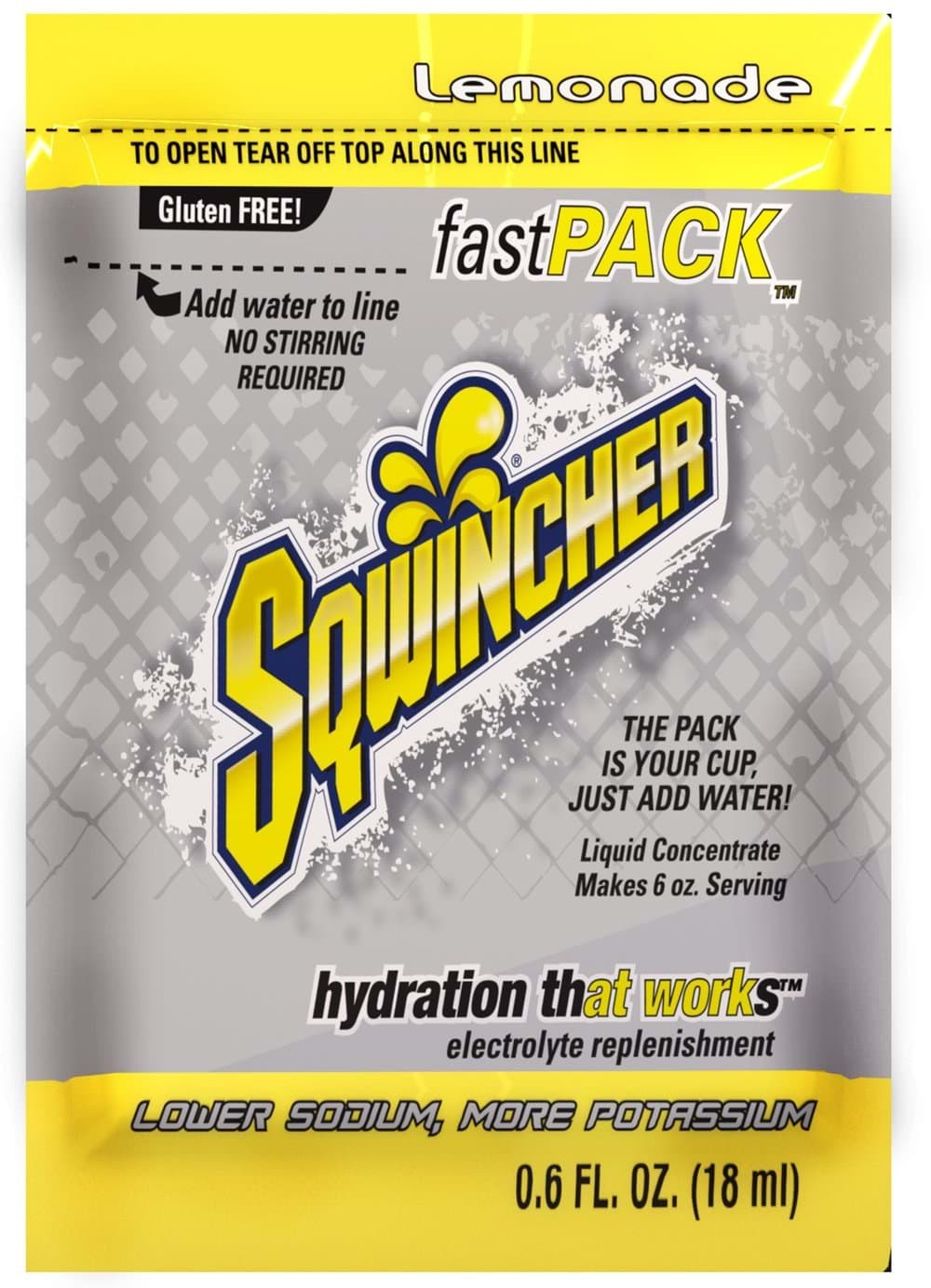 Picture of Sqwincher Fast Pack Lemonade Liquid Concentrate - 200 ct.