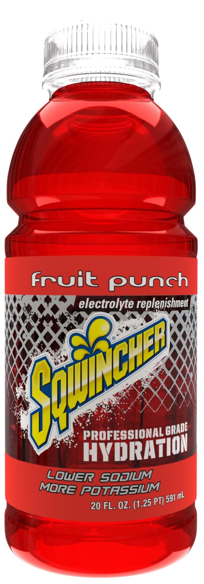 Picture of Sqwincher 20oz Fruit Punch Ready To Drink - 24 ct.