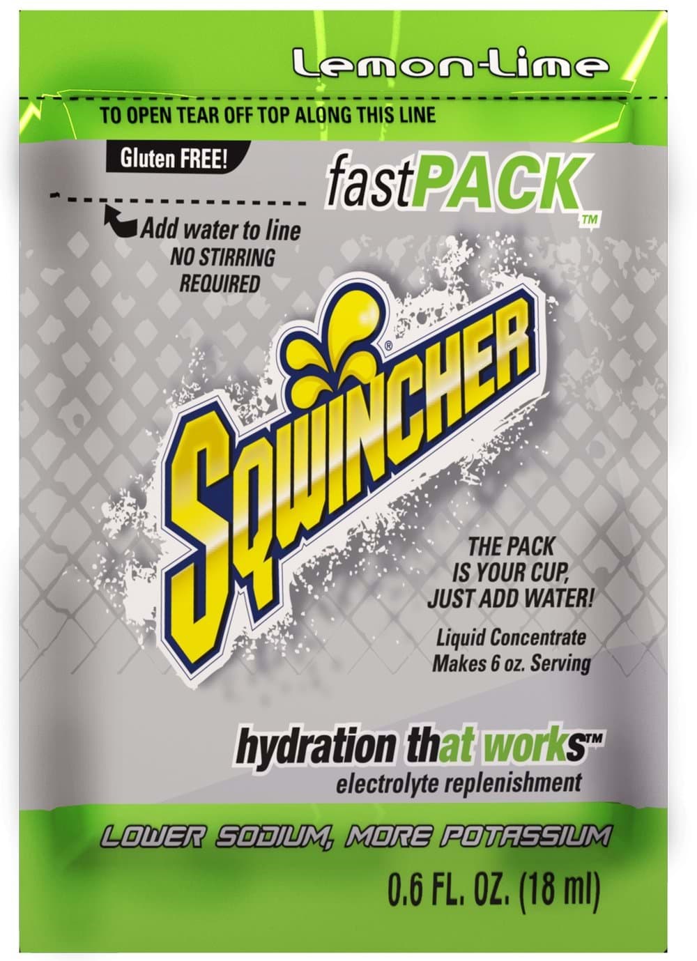 Picture of Sqwincher Fast Pack Lemon-Lime Liquid Concentrate - 200 ct.