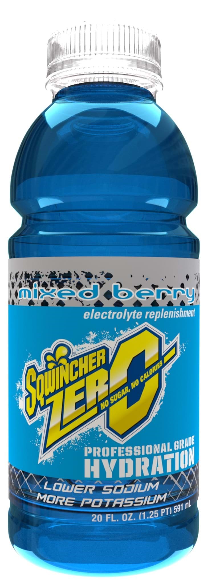 Picture of Sqwincher 20oz Zero Mixed Berry Ready To Drink - 24 ct.