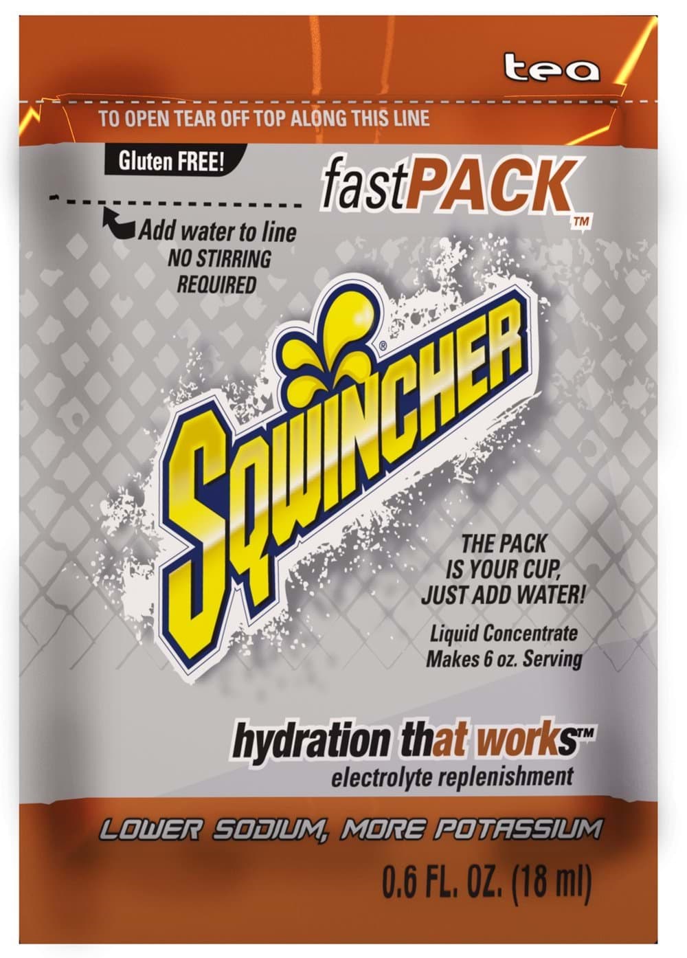 Picture of Sqwincher Fast Pack Tea Liquid Concentrate - 200 ct.