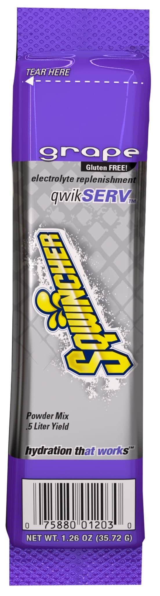 Picture of Sqwincher Qwikserv Grape Powder Pack Electrolyte Drink Mix - 96 ct.