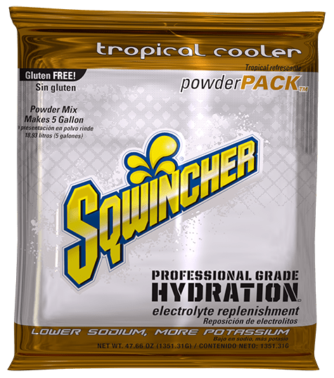 Picture of Sqwincher 5gal Tropical Cooler Powder Concentrate - 16 ct.