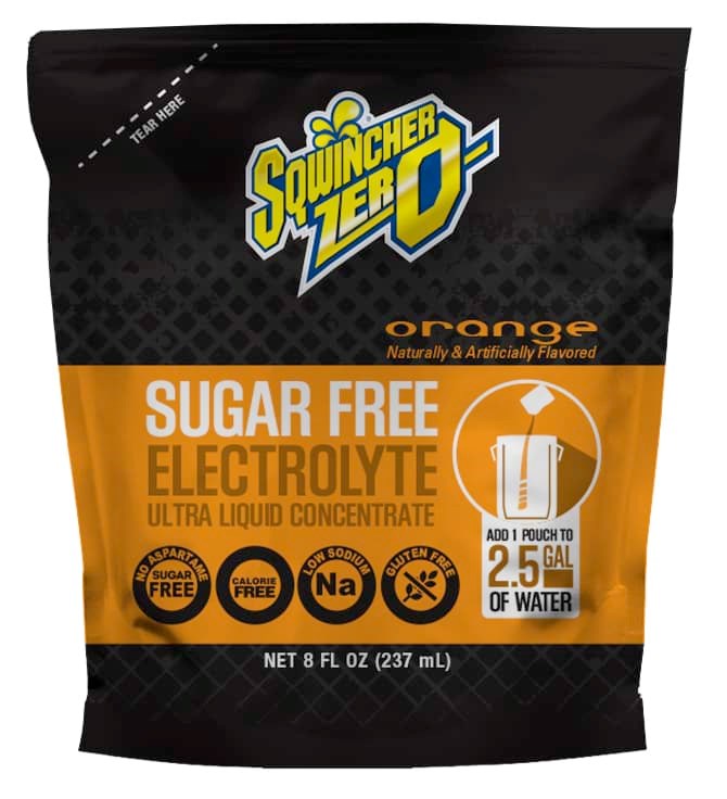 Picture of Sqwincher Zero Ultra Concentrate pouch Orange - 12 ct.