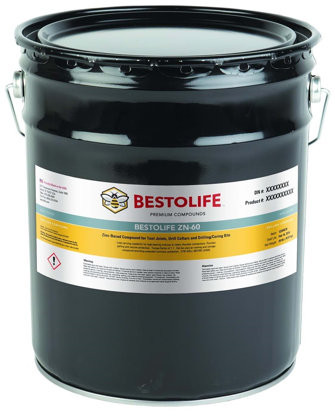 Picture of BESTOLIFE ZN-60 Bucket Metal - 5gal