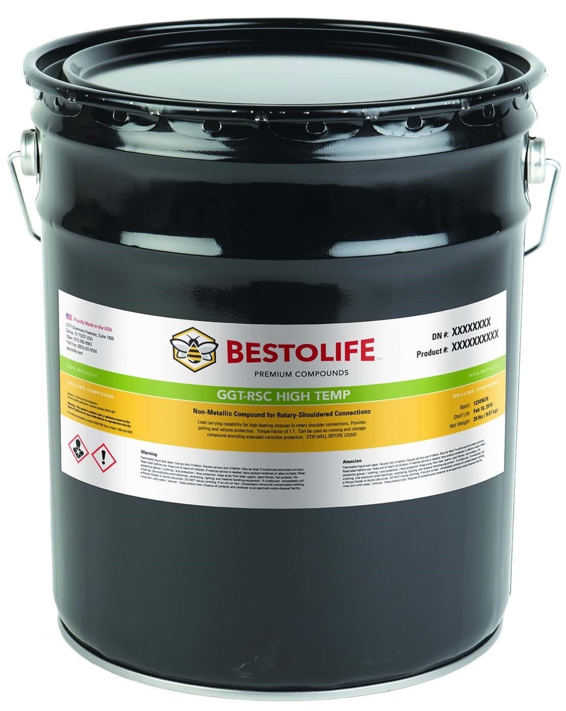 Picture of BESTOLIFE GGT-RSC-HT Bucket Metal - 5gal