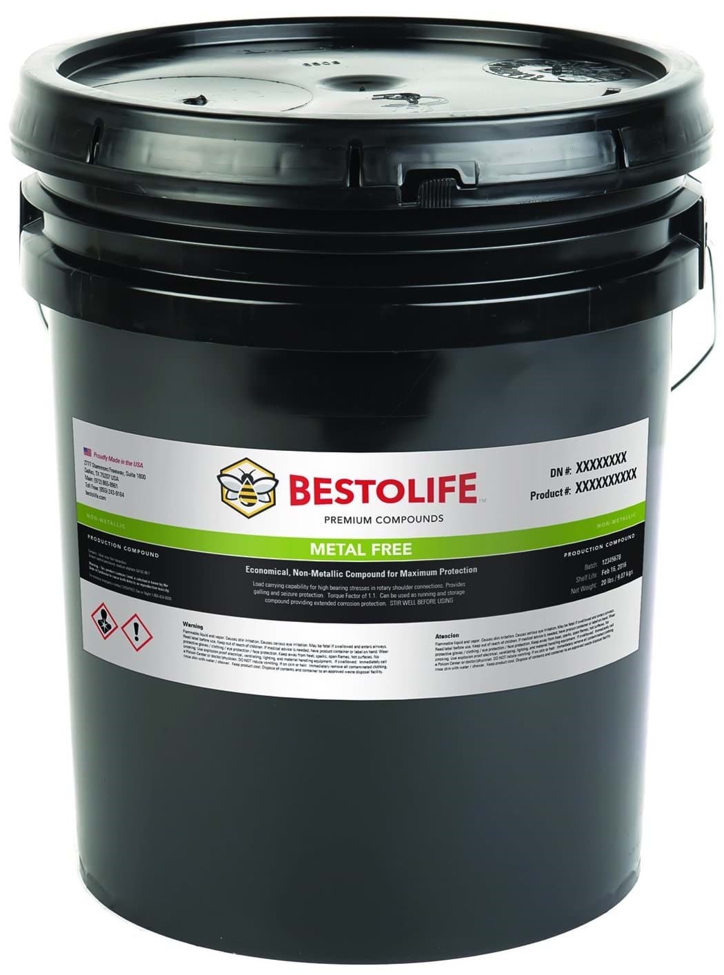 Picture of BESTOLIFE Metal Free Bucket Plastic - 1gal