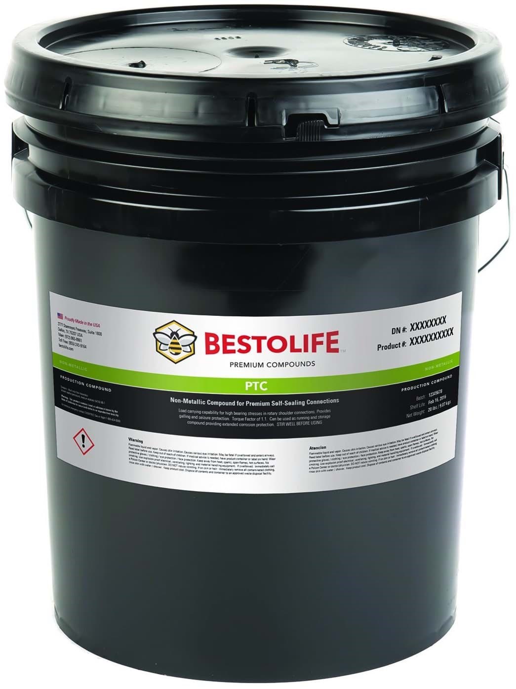 Picture of BESTOLIFE PTC Bucket Plastic - 1gal